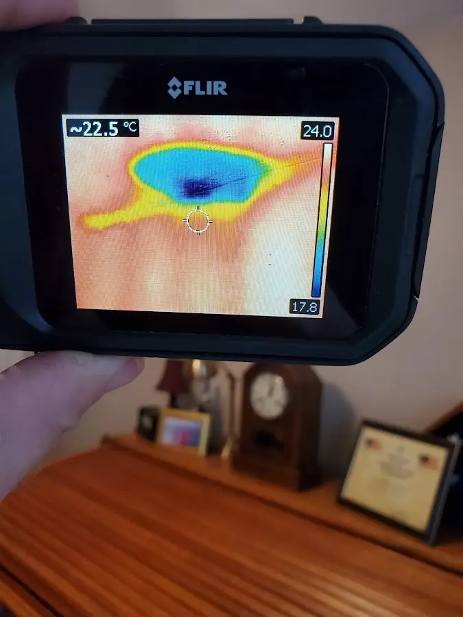 Thermal imaging inspection for water damage in Mount Hope