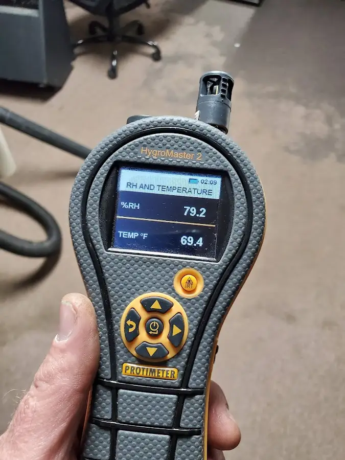 Moisture meter humidity assessment for Mold Remediation & Removal in Mount Hope